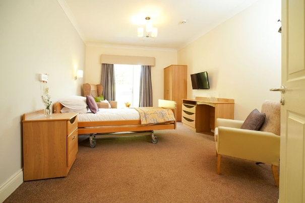 Bedroom at Cherrybrook Care Home in Bradford